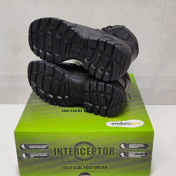 Interceptor Litefast Tactical Boots Womens Size 7 Zippered 6" Shaft Soft Toe NIB - Picture 6 of 9